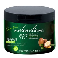 Masque Capillaire à l'extrait d'argan Naturalium Superfood (300ml) : Adoucit vos cheveux tout en les hydratant en profondeur Masque Capillaire à l'extrait d'argan Naturalium Superfood (300ml) : Adoucit vos cheveux tout en les hydratant en profondeur